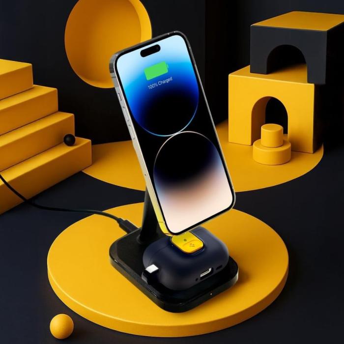 Bild 2, Spigen AirPods Pro 3 Skal Nano Pop Blueberry Navy