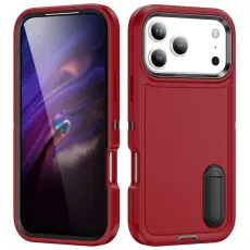 iPhone 17 Pro Max Skal Extreme Shockproof Hybrid R&ouml;d / Svart