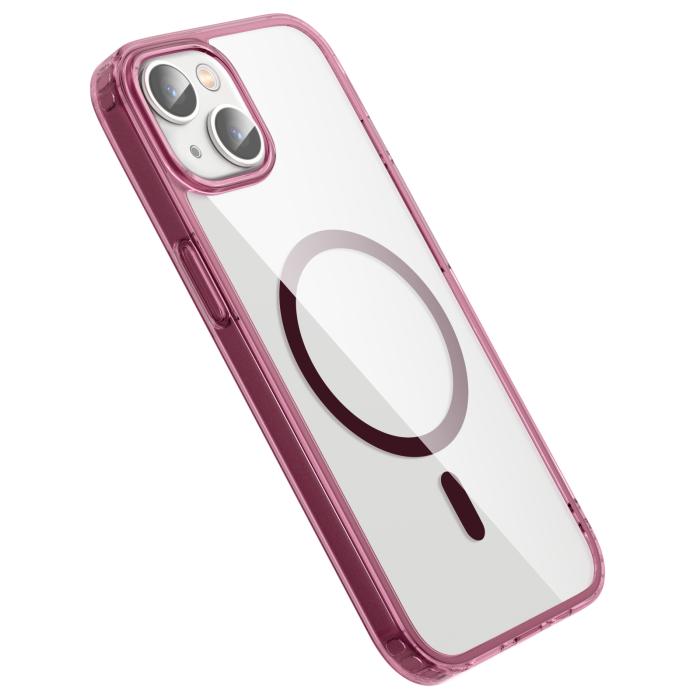 Bild 3, ColorPop iPhone 14 Plus Skal CH MagSafe Transparent/Röd