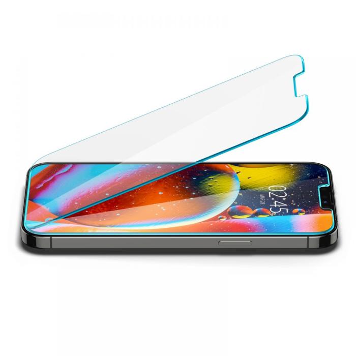 Bild 2, Spigen iPhone 16e/14/13/13 Pro Skärmskydd Slim Glas.tR Härdat Glas