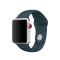 Silikon Armband Apple Watch 41/40/38 mm (S/M) - Mörk Grön