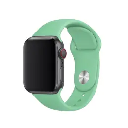 Silikon Armband Apple Watch 41/40/38 mm (S/M) - Grön