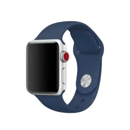 Silikon Armband Apple Watch 41/40/38 mm (S/M) - Mörk Blå