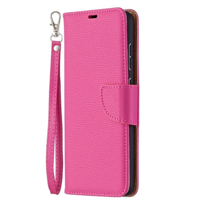 Bild 4, Samsung Galaxy A72 - Litchi Textur Läder Fodral - Rosa