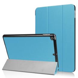 iPad 9.7" (2017) / (2018) - Slimfit Tri-Fold Fodral - Ljus Blå