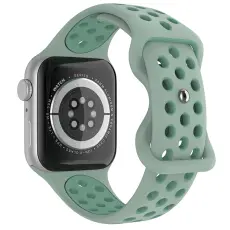 Sportarmband Dual-Color Apple Watch 42/44/45/46/49 mm (M/L) Grön