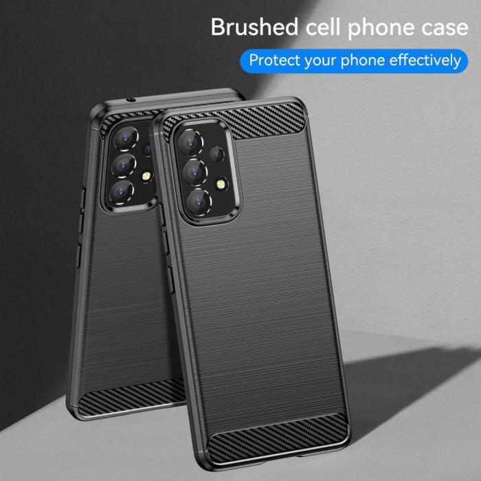 Bild 6, Samsung Galaxy A53 5G Skal Kolfiber Textur Svart