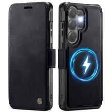 CASEME Samsung Galaxy S25 Ultra Skal RFID Pl&aring;nbok Svart
