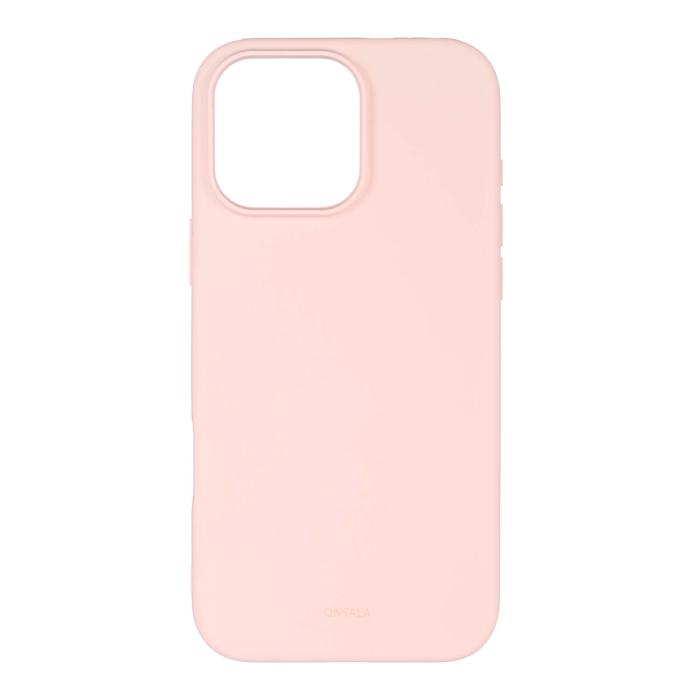 Bild 1, Onsala iPhone 16 Pro Max Mobilskal Med Silikonkänsla Chalk Pink