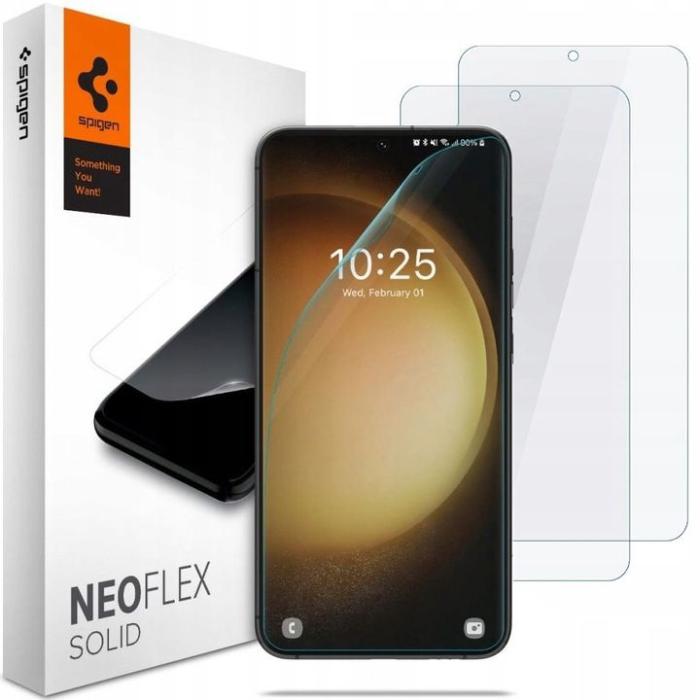 Bild 1, Spigen Galaxy S23 2-PACK Neo Flex HD Skärmskydd