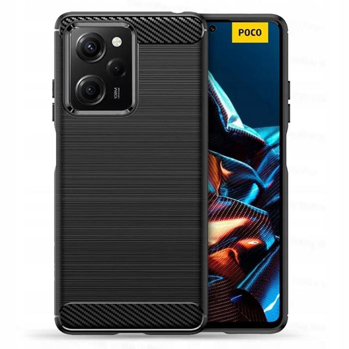 Bild 1, Tech-Protect Xiaomi Redmi Note 12 Pro 5G Skal Borstad Stål Textur Svart