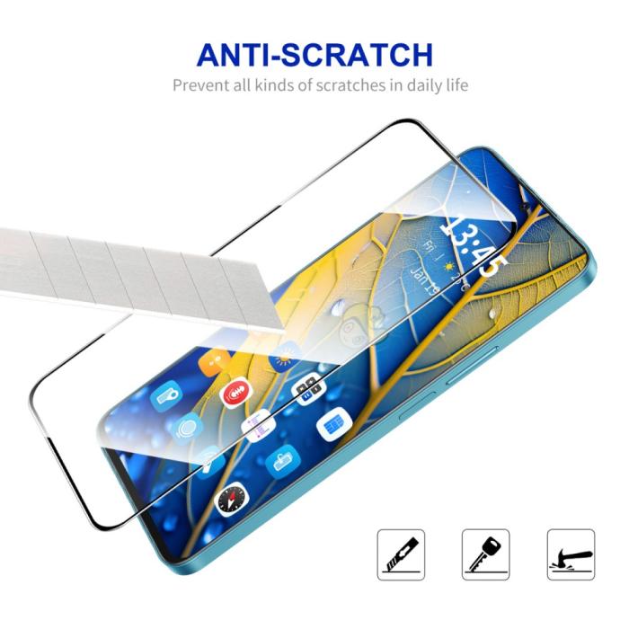 Bild 5, ENKAY Xiaomi Redmi Note 14 5G/4G Skärmskydd Härdat Glas