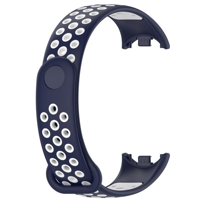 Bild 4, Xiaomi Smart Band 9/8 Träningsarmband Dual-Color Blå/Vit