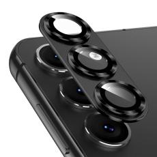 ENKAY Samsung Galaxy S25 Linsskydd H&auml;rdat Glas Svart