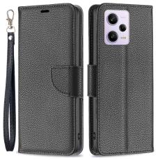 Xiaomi Redmi Note 12 Pro 5G Fodral Shark Solid Läder Svart