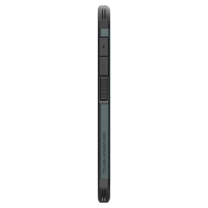 Bild 4, Spigen Galaxy S25 Skal MagSafe Tough Armor Abyss Green