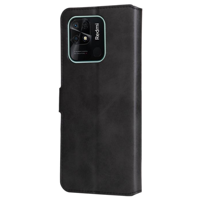 Bild 3, Xiaomi Redmi 10C Fodral Läder Svart