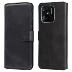 Xiaomi Redmi 10C Fodral Läder Svart