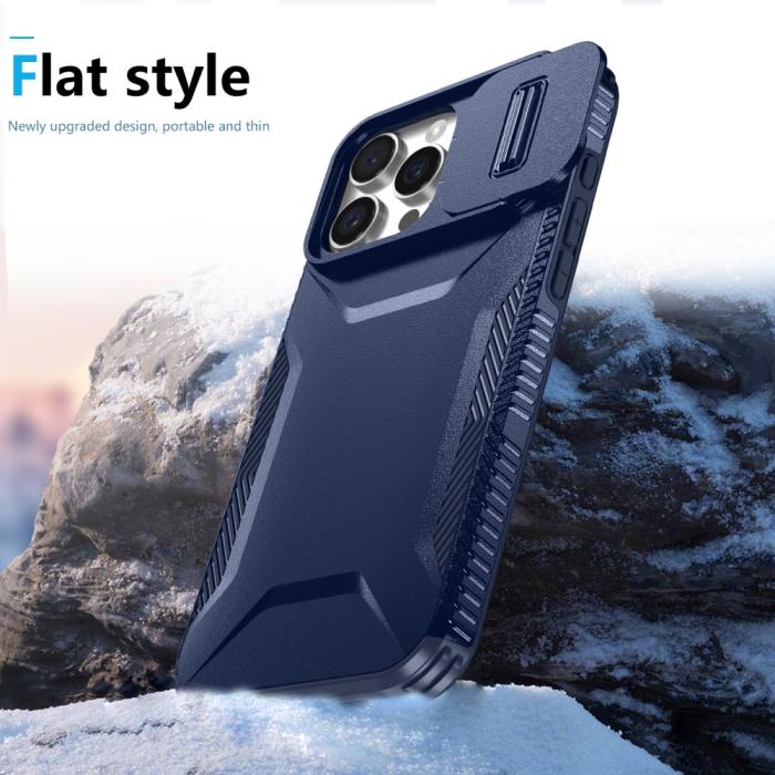 Bild 5, iPhone 16 Pro Skal CamShield Hybrid Blå