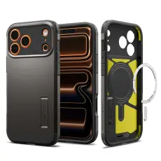 Spigen iPhone 17 Pro Max Skal Tough Armor 'T' Gunmetal