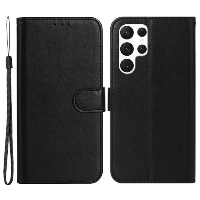 Bild 1, Samsung Galaxy S23 Ultra Fodral Solid Läder Svart