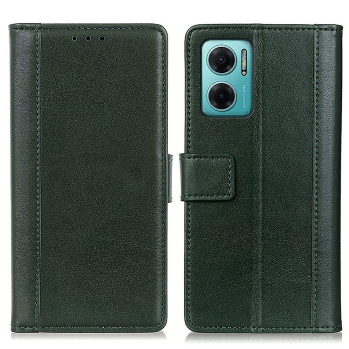 Bild 1, Xiaomi Redmi 10 5G Fodral Läder Grön