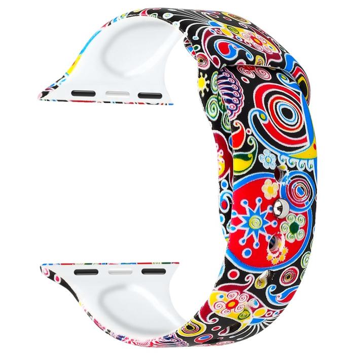 Bild 4, Silikon Armband Apple Watch 42/44/45/49 mm Hypnotic