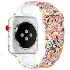 Silikon Armband Apple Watch 42/44/45/46/49 mm Color Pattern