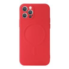 iPhone 12 Pro - Magnetisk MagSafe TPU Skal - Röd