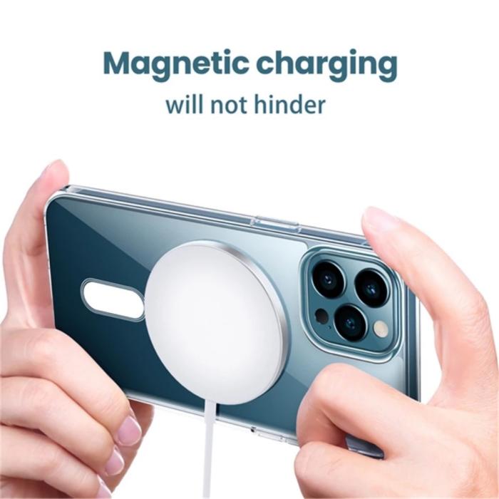 Bild 2, iPhone 12 / 12 Pro - MagSafe Akryl + TPU Skal - Transparent