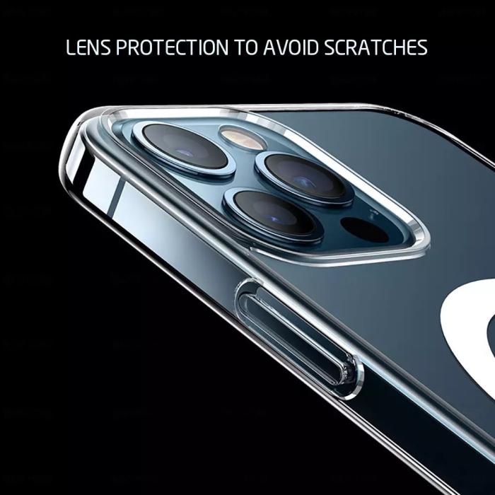 Bild 3, iPhone 12 / 12 Pro - MagSafe Akryl + TPU Skal - Transparent