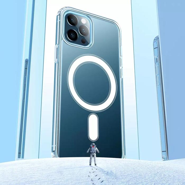 Bild 6, iPhone 12 / 12 Pro - MagSafe Akryl + TPU Skal - Transparent