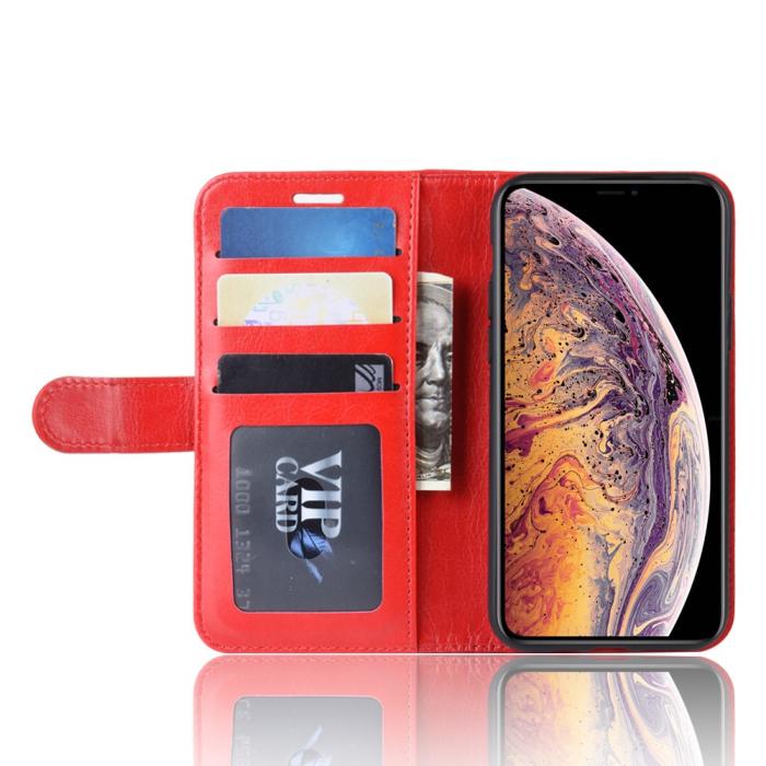 Bild 5, iPhone 11 Pro Max - Plånboksfodral - Röd