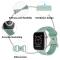 Sportarmband Dual-Color Apple Watch 42/44/45/49 mm (M/L) Grön