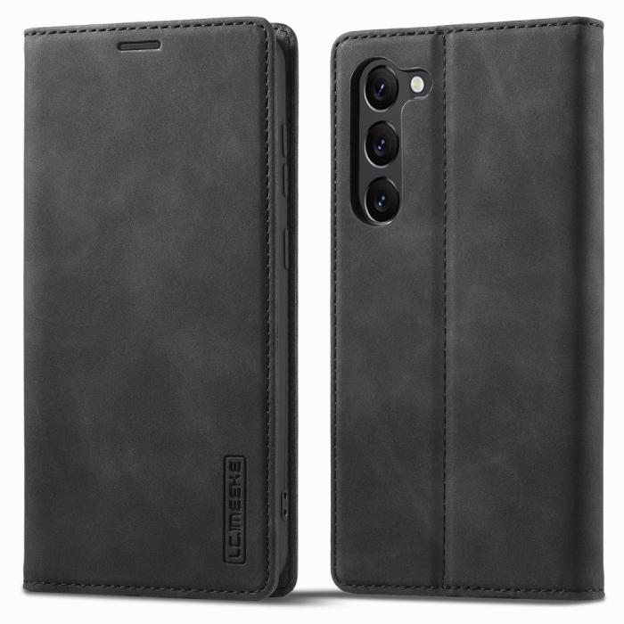 Bild 1, LC.IMEEKE Samsung Galaxy S23 Fodral Flip Läder Svart