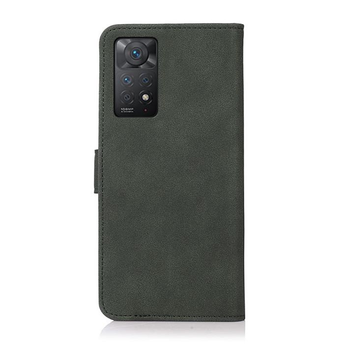 Bild 3, KHAZNEH Xiaomi Redmi Note 11 Pro 5G Fodral Retro Läder Grön