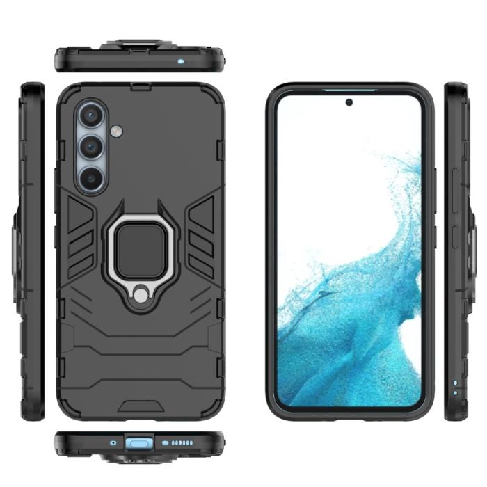Bild 6, Samsung Galaxy A54 5G Skal Ring Hybrid Svart