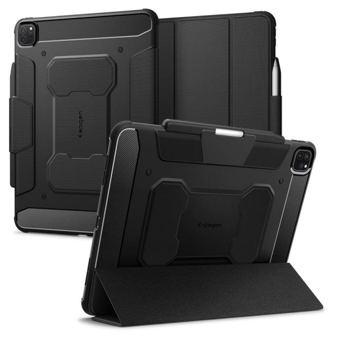 Bild 1, Spigen iPad Pro 13 2024 Fodral Rugged Armor 'Pro' Svart