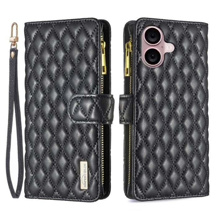 Bild 1, iPhone 16 Plus Fodral Diamond Multifunktionell Svart