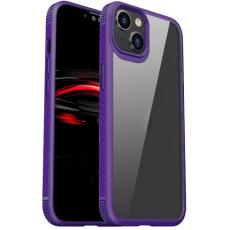IPAKY iPhone 14 Plus Skal Shockproof Hybrid Lila