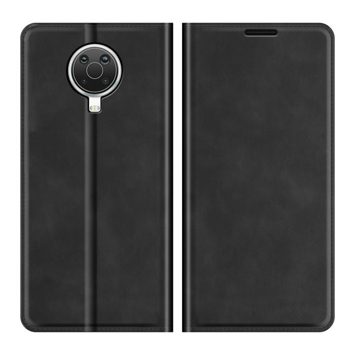Bild 1, Nokia G10 / G20 Fodral Skin Touch Läder Svart