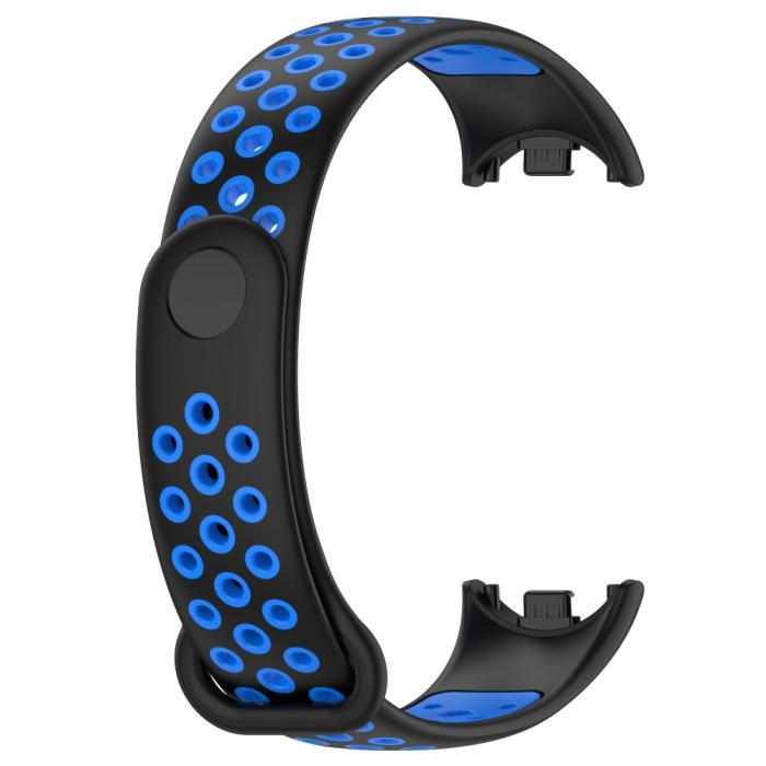 Bild 4, Xiaomi Smart Band 9/8 Träningsarmband Dual-Color Svart/Blå