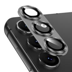 ENKAY Samsung Galaxy S25 Linsskydd H&auml;rdat Glas Gr&aring;