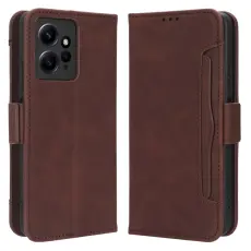 Xiaomi Redmi Note 12 4G Fodral Med Avtagbart Kortfodral Brun