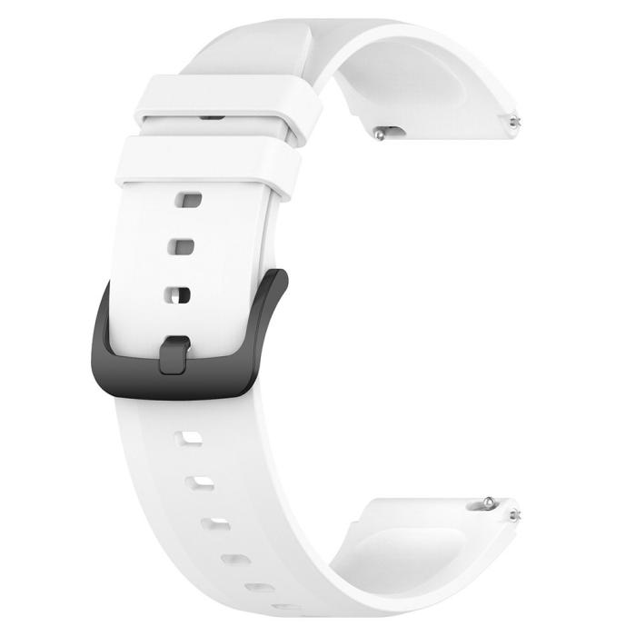 Bild 4, Silikon Armband Smartwatch (22 mm) Vit