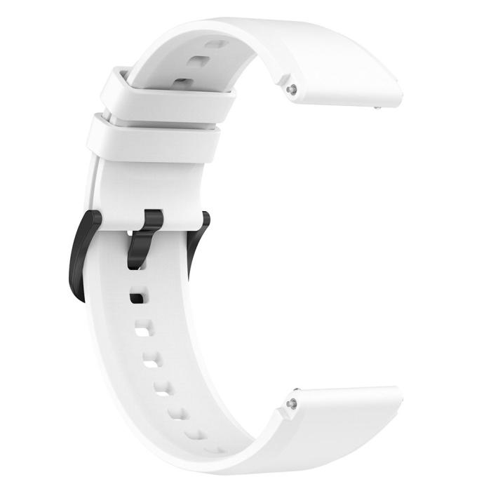 Bild 5, Silikon Armband Smartwatch (22 mm) Vit
