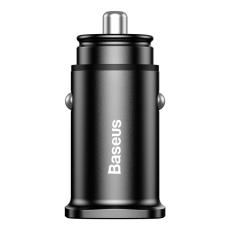Baseus 30W 2x USB Billaddare Snabbladdning Svart