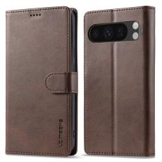 LC.IMEEKE Google Pixel 10 Pro XL Fodral L&auml;der Brun