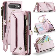 CASEME Google Pixel 10/10 Pro / 9/9 Pro Fodral L&auml;der Rosa