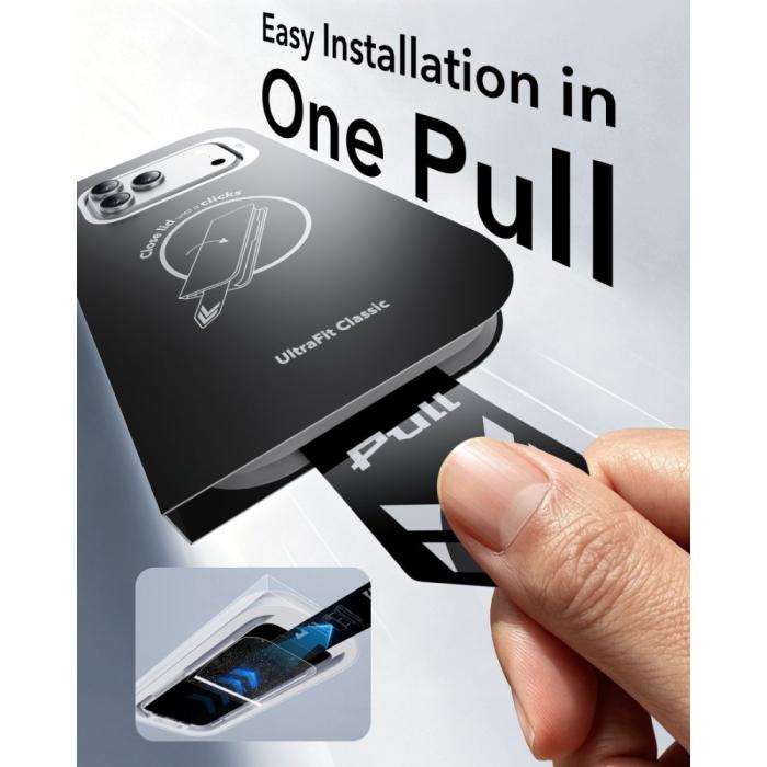 Bild 3, ESR iPhone 18 Pro/17 Pro 2-PACK Skärmskydd UltraFit Härdat Glas